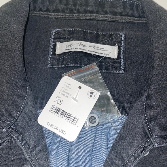 Free People We the Free Sz XS Denim - Picture 15 of 16